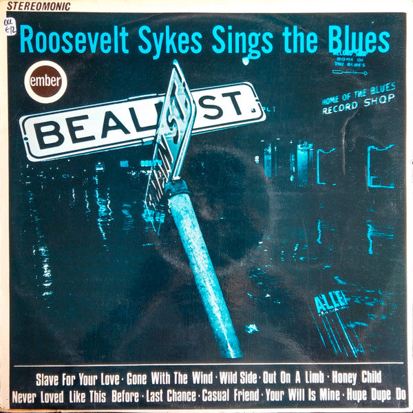 Roosevelt Sykes : Roosevelt Sykes Sings The Blues (LP, Album)