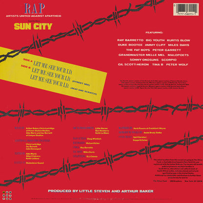 Artists United Against Apartheid : Let Me See Your I.D. (Sun City) (12", Single)