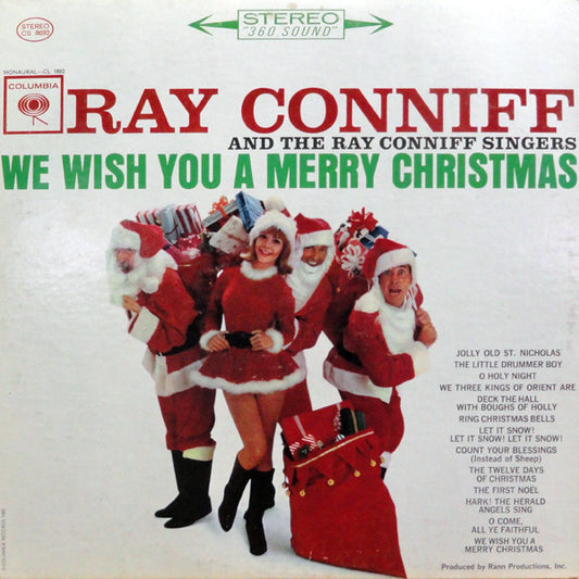 Ray Conniff And The Singers : We Wish You A Merry Christmas (LP, Album, RP, Ter)