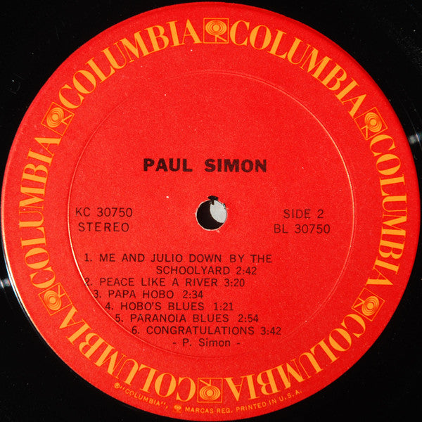 Paul Simon : Paul Simon (LP, Album, Pit)