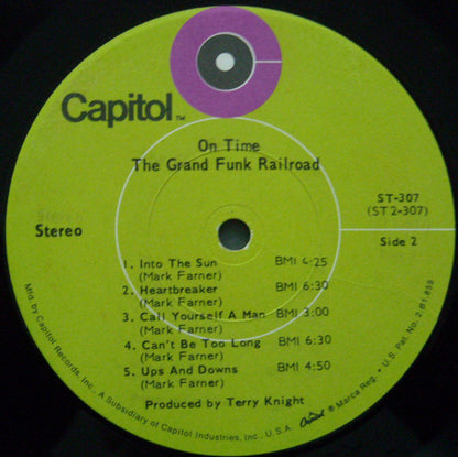 Grand Funk Railroad : On Time (LP, Album)