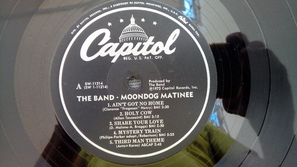 The Band : Moondog Matinee (LP, Album, MP, Pos)