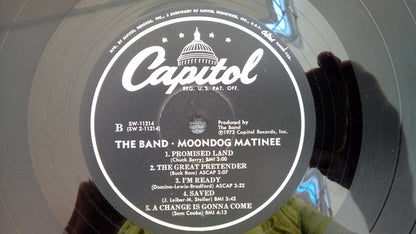 The Band : Moondog Matinee (LP, Album, MP, Pos)