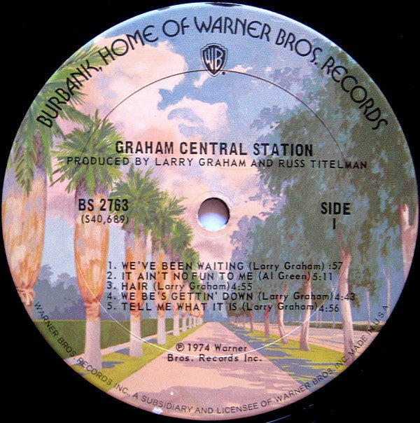 Graham Central Station : Graham Central Station (LP, Album, Pit)