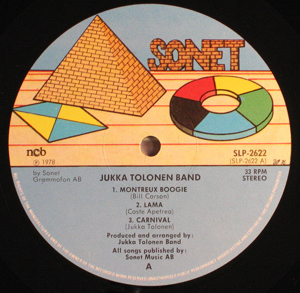 Jukka Tolonen Band : Montreux Boogie (LP, Album)