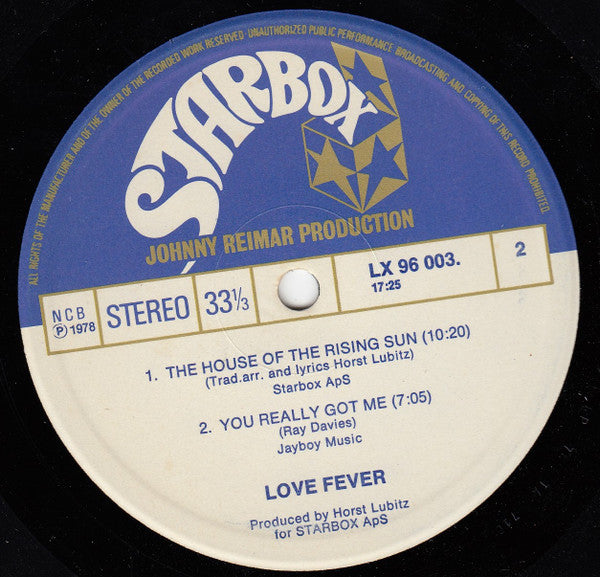 Love Fever : Love Fever (LP)