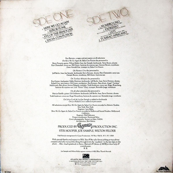 Ray Barretto : Eye Of The Beholder (LP, Album, PR )