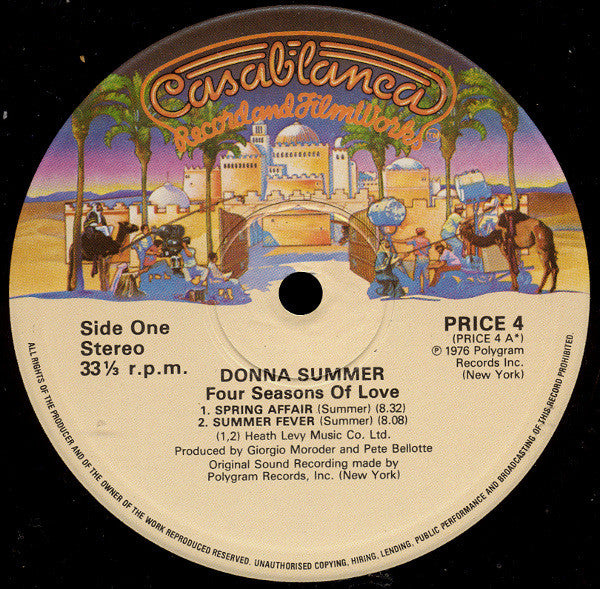 Donna Summer : Four Seasons Of Love (LP, Album, RE)