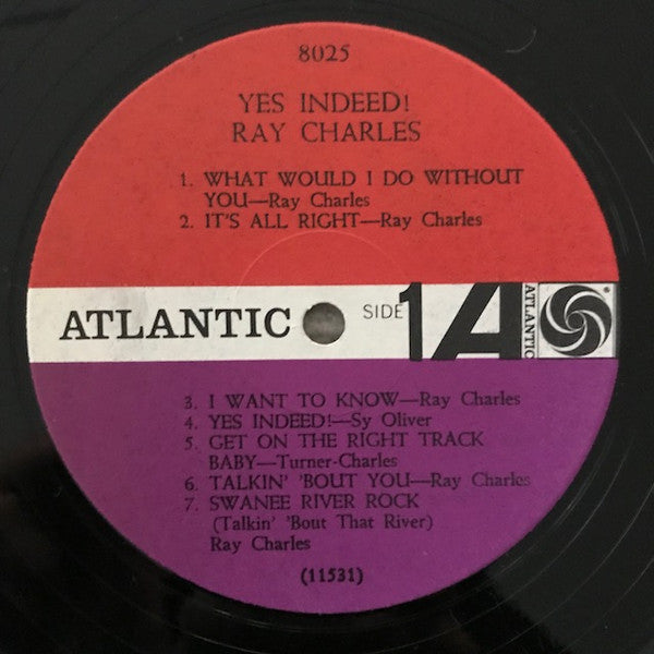 Ray Charles : Yes Indeed! (LP, Album, Mono, RP)