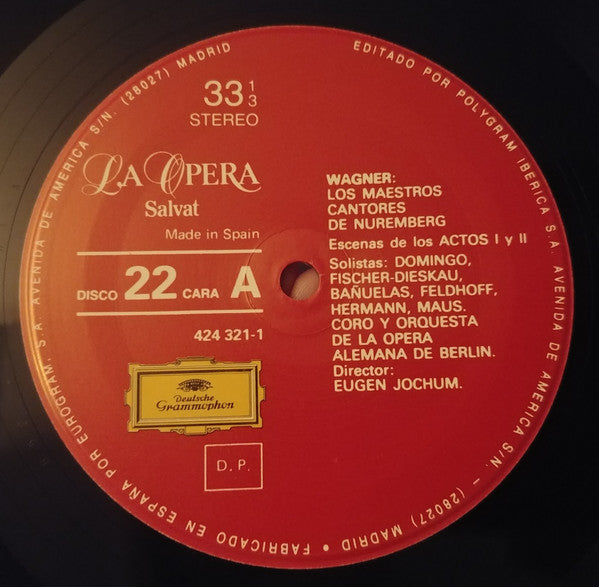 Richard Wagner, Orchester Der Deutschen Oper Berlin, Walter Hagen-Groll, Eugen Jochum : Los Maestros Cantores De Nuremberg (LP, Comp)
