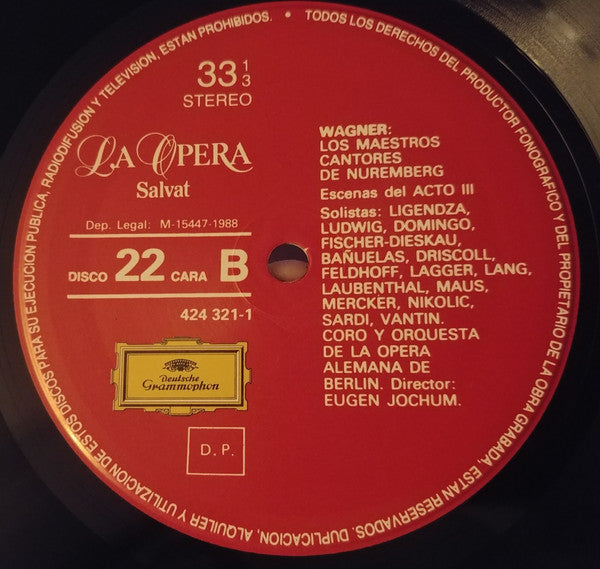 Richard Wagner, Orchester Der Deutschen Oper Berlin, Walter Hagen-Groll, Eugen Jochum : Los Maestros Cantores De Nuremberg (LP, Comp)