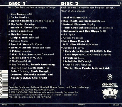 Various : Lyricist Lounge Volume One (2xCD, Comp, RE)