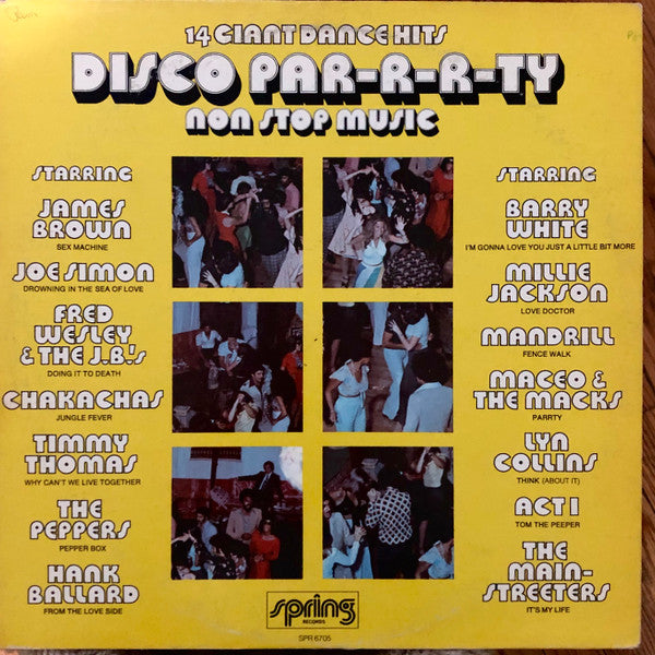 Various : Disco Par-r-r-ty (LP, Album, Mixed, All)