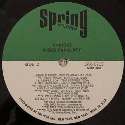 Various : Disco Par-r-r-ty (LP, Album, Mixed, All)