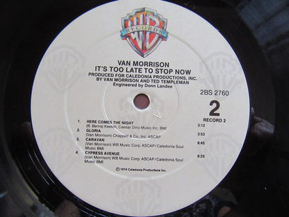 Van Morrison : It's Too Late To Stop Now (2xLP, Album)
