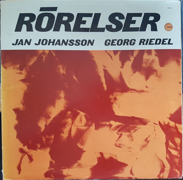 Jan Johansson / Georg Riedel : Rörelser (LP, Album, Mono)