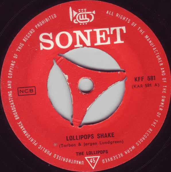 Lollipops : Lollipops Shake / Look At This Boy (7", Single, Blu)