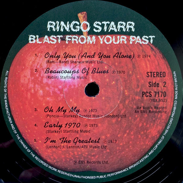 Ringo Starr : Blast From Your Past (LP, Comp)