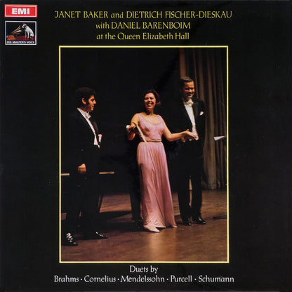 Henry Purcell, Robert Schumann, Felix Mendelssohn-Bartholdy, Peter Cornelius (2), Johannes Brahms, Janet Baker, Dietrich Fischer-Dieskau, Daniel Barenboim : Duets (LP, Album)