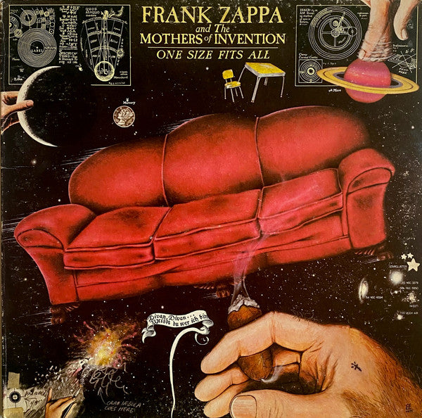 Frank Zappa And The Mothers : One Size Fits All (LP, Album, Gat)