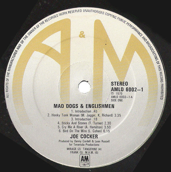 Joe Cocker : Mad Dogs & Englishmen (2xLP, Album, RE, Fol)