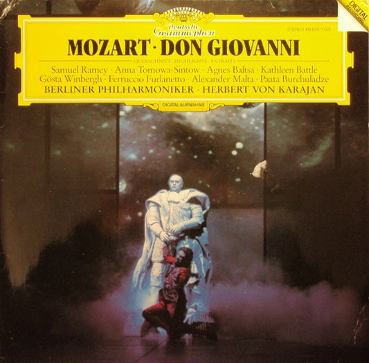 Wolfgang Amadeus Mozart / Berliner Philharmoniker, Herbert Von Karajan : Don Giovanni (Querschnitt) (LP, Dig)