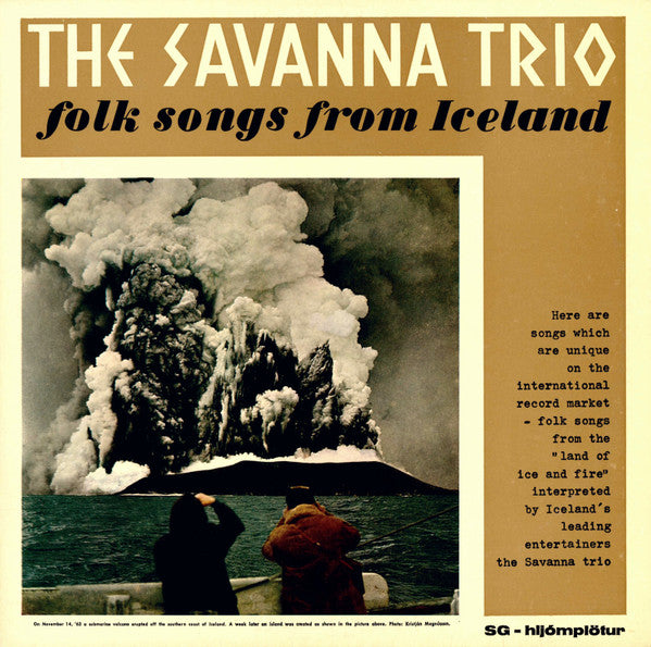 Savanna Tríóið : Folk Songs From Iceland (LP, Album, Mono)