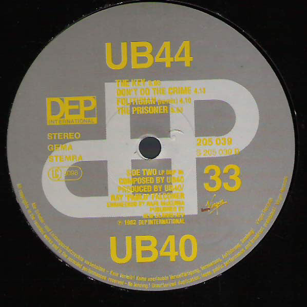 UB40 : UB44 (LP, Album)