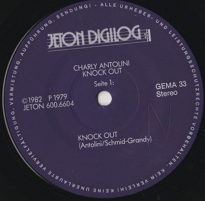 Charly Antolini : Knock Out (LP, Album, RE, RP)