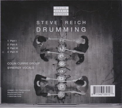Steve Reich, Colin Currie Group, Synergy Vocals : Drumming (CD, Album)