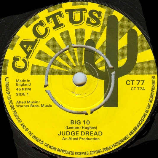 Judge Dread / Dread And I : Big 10 / Rasta Chat (7", Single)