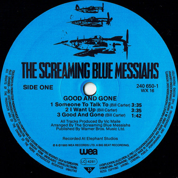 The Screaming Blue Messiahs : Good And Gone (LP, MiniAlbum)