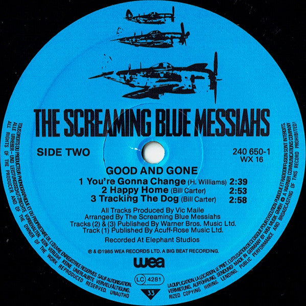 The Screaming Blue Messiahs : Good And Gone (LP, MiniAlbum)