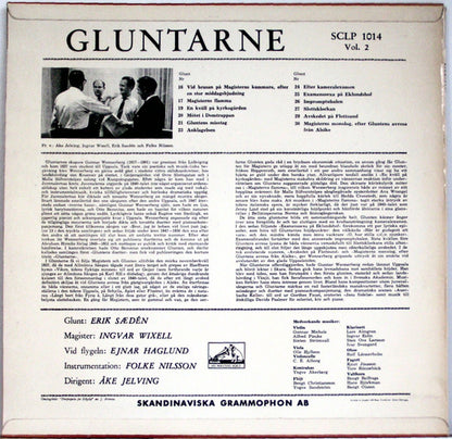 Gunnar Wennerberg, Ingvar Wixell, Erik Saedén : Gluntarne (Vol. 2) (LP, Album)