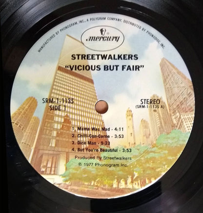 Streetwalkers : Vicious But Fair (LP, Album, San)