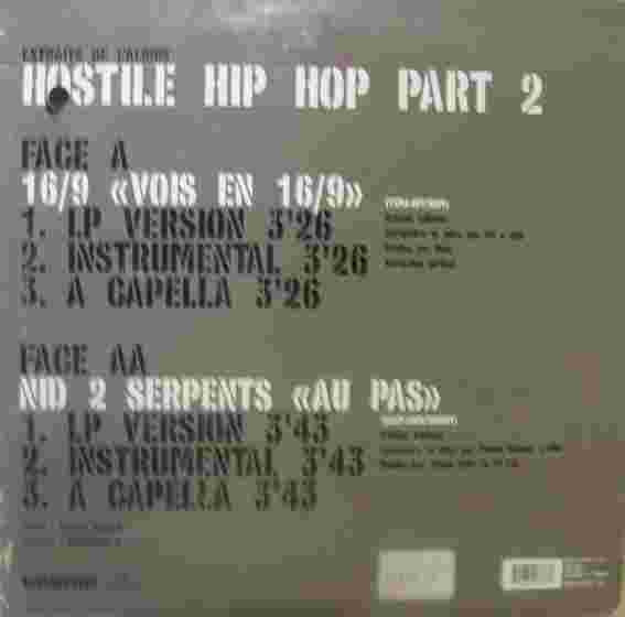 16/9 / Nid 2 Serpents : Vois En 16/9 / Au Pas (12")