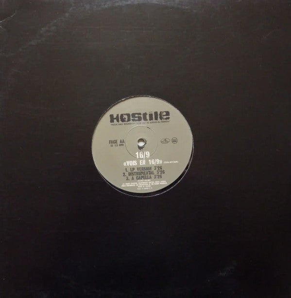 16/9 / Nid 2 Serpents : Vois En 16/9 / Au Pas (12")