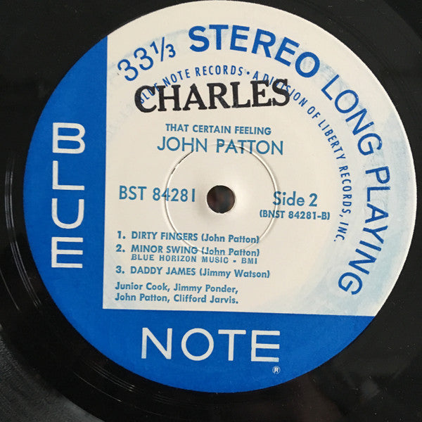 John Patton : That Certain Feeling (LP, Album)