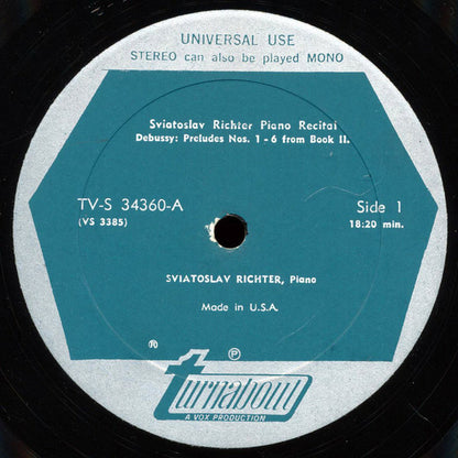 Sviatoslav Richter, Claude Debussy : Preludes, Book II (LP, Album)