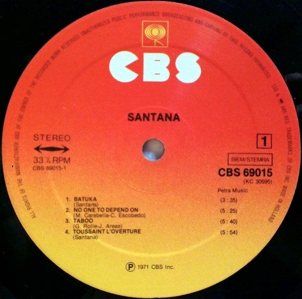 Santana : 3 (LP, Album, RE, Gat)