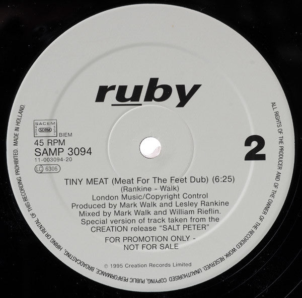 Ruby : Tiny Meat (12", Promo)