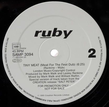 Ruby : Tiny Meat (12", Promo)