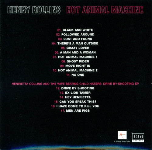 Rollins Band : Audio Airstrike Consultants 1986-1988 (Box, Comp, RM + CD, Album, RE + CD, Album, RE + CD)