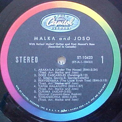 Malka and Joso : Introducing Malka And Joso (LP, Album)