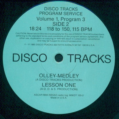 Various : Volume 1, Program 3 (12", Mixed, Unofficial)