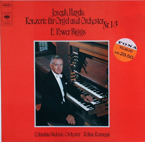 Joseph Haydn - E. Power Biggs, Columbia Symphony Orchestra, Zoltan Rozsnyai : Konzerte für Orgel und Orchester Nr. 1-3 (LP)