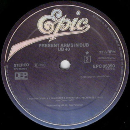 UB40 : Present Arms In Dub (LP, Album)