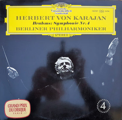 Herbert von Karajan, Johannes Brahms, Berliner Philharmoniker : Symphonie Nr. 4 (LP, GY5)