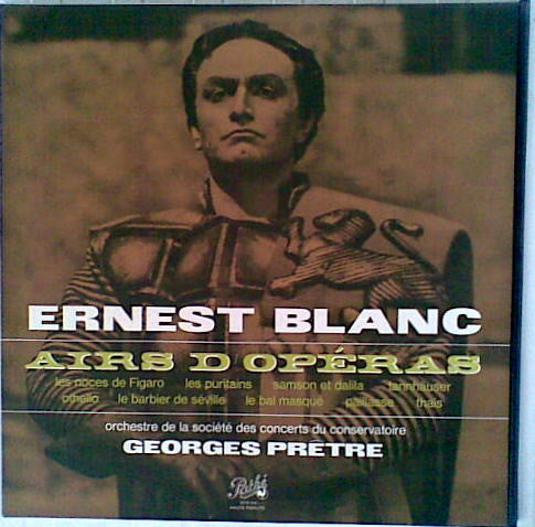 Ernest Blanc - Orchestre De La Société Des Concerts Du Conservatoire, Georges Prêtre : Airs D'Opéras (Airs Lyriques) (LP, Album)