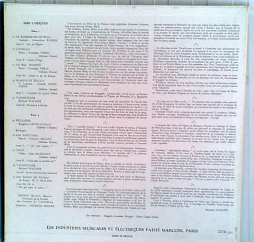 Ernest Blanc - Orchestre De La Société Des Concerts Du Conservatoire, Georges Prêtre : Airs D'Opéras (Airs Lyriques) (LP, Album)